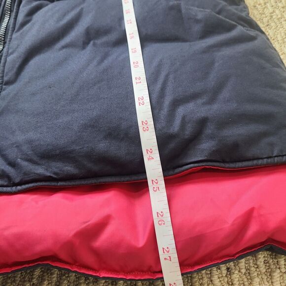 Gant Mens Down Puffer Vest Large Navy Blue Full Zip Lightweight Outdoor - Picture 8 of 9